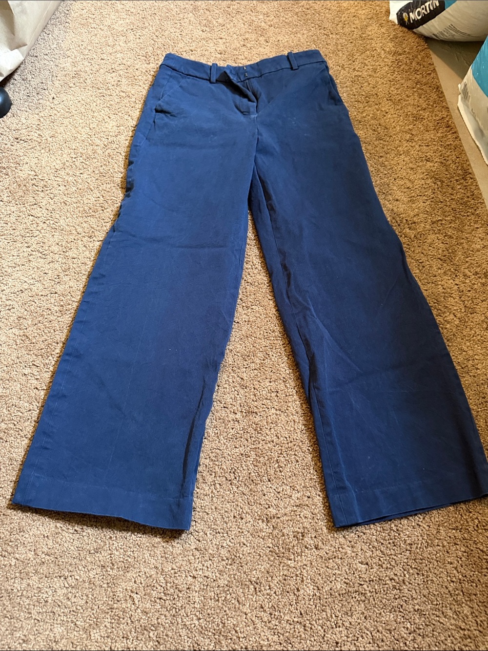 JCrewWide-Leg Navy Bottoms